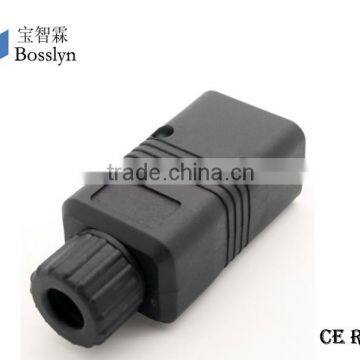 world universal international female socket Rewireable IEC C13 Inline Socket Adapter Plug 10A 250V