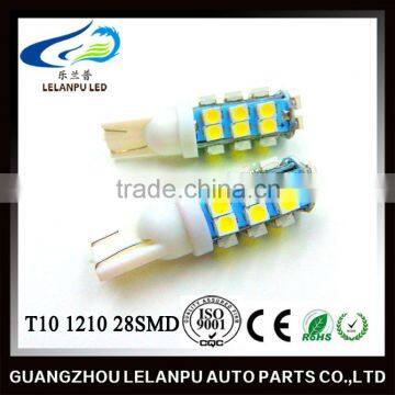 Super Bright Auto led lights T10 1210 28SMD 12V LED car interior reading light