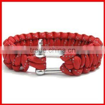 Fashion Stainless Steel Gold Clasp 550 Custom Paracord Bracelet photo-6