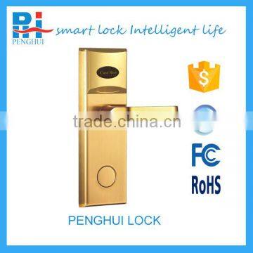 Security intelligent digital keys hotel door locks for importer