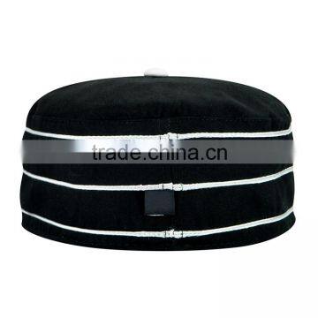 OEM Handsome Custom Fashion Soft Cotton Flat Top Military Cap photo-2