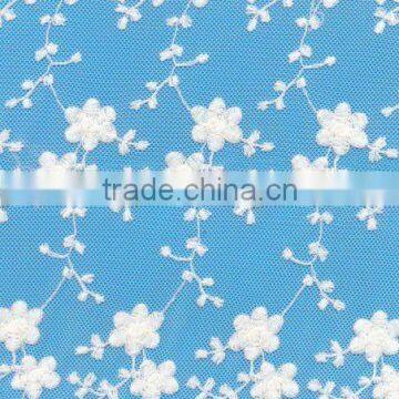 2016 hot sale nice embroidery lace fabric