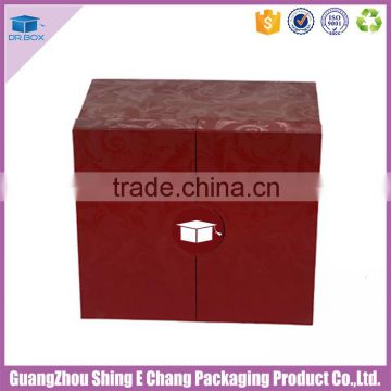 New product Special dress paper cute packaging round metal tin gift box