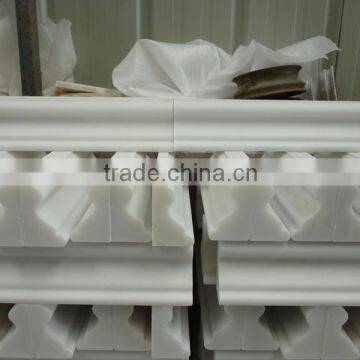 nature white color marble border project stone