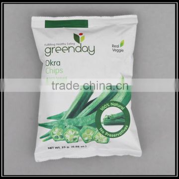 Fin seal Printed plastic Food Packaging Bag