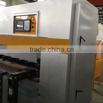 CNC Open v Slots on Metal Sheet Plate V-Grooving Machine