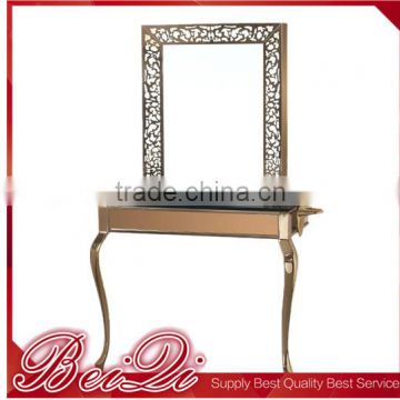 European style Old classical salon mirror station hair salon equipment mirror salon mirror