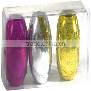 metallic ribbon/christmas decoration ribbon