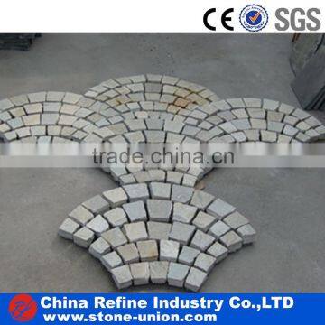 Granite sector paving stone for sale