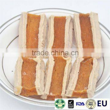cod fish slice serries with sweet potato dry dog snack