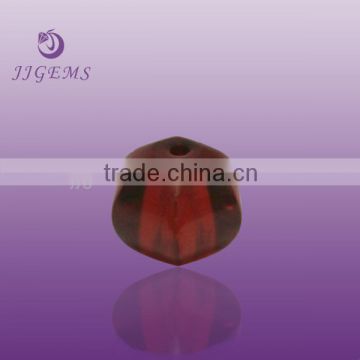 China manufacturing loose faceted ruby beads