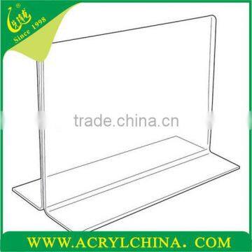 Lots Acrylic two sided sign holder menu holder store sign hoder wholesale