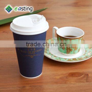 Customized LOGO Disposable Costa Blue Coffee Paper Cup photo-2