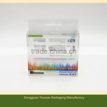 Transparen PVC packaging box with offset printing for gifts packaging , cosmetic items , promotion items , cellphone accessories