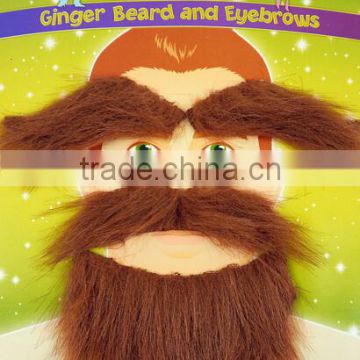 High quality fake moustache and eyebrow for carnival party decoration MU2002