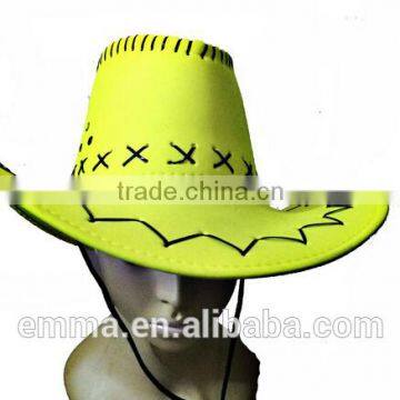 Hot sale funny cowboy hat for adults carnvial party decoration HT2099