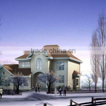 prefabricated light steel structure moving house villa