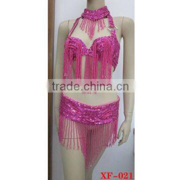 Fushia Brazilian Carnival Costumes (XF-021)