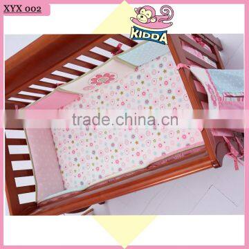 100%Cotton Crib Bedding Happy Birds Baby Girl Bedding Set photo-3