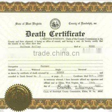Death Certificate