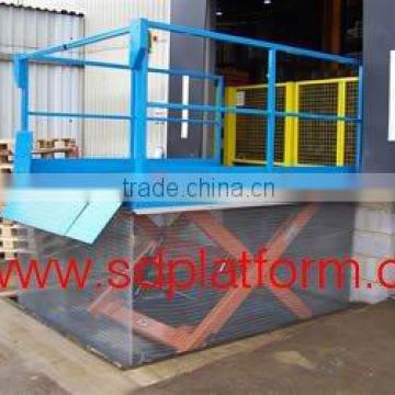 Hydraulic scissor lift table