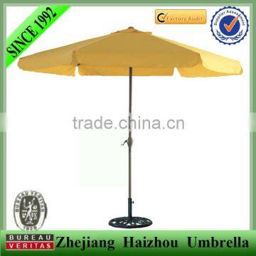 125cmX8k wooden frame outdoor parasol umbrella