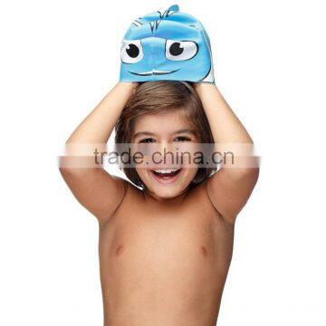 Wholesale Waterproof Softtextile Silicone Swim Cap photo-2