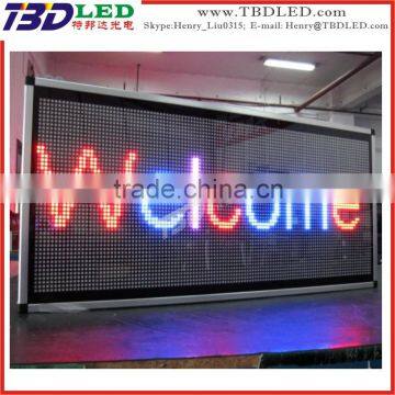 Semi-outdoor single color led display/advertising message led display board