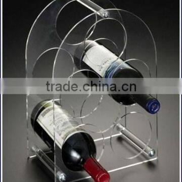 acrylic red wine rack/wine bottle holder