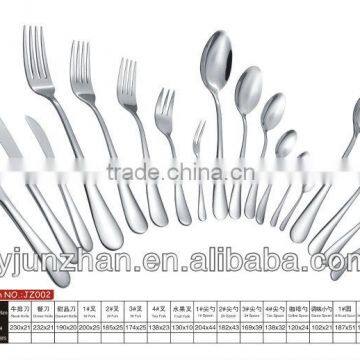 Factory directly sell stainless steel cutlery set with low price and high quality