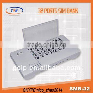 32 Card Sim Bank GoIP Sim Server 32 Auto Imei Change With Auto Imei Change