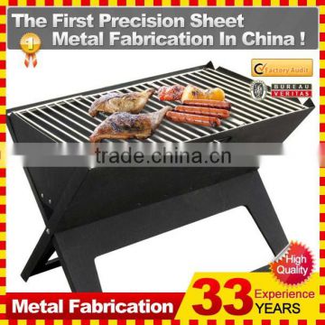 X type Foldable Outdoor Mini Korean Charcoal BBQ Grill With Heavy Duty