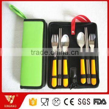 Wholesale Easy to Carry 6 Pcs Dinnerware Set With Plastic Handle in Foldable Nylon Bag photo-5