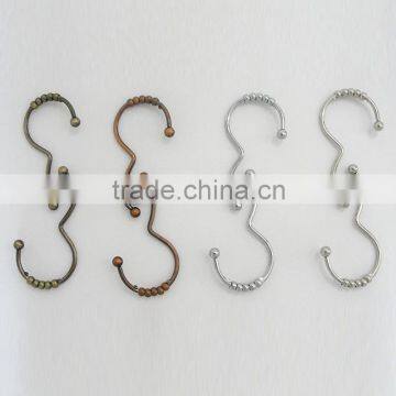 100% Metal Shower Curtain Hooks/304 Stainless Steel Curtain Hooks photo-2