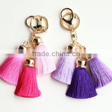Gradiente Tassel Keychain Key Fob With Lobster Clip Bag Accessories photo-3