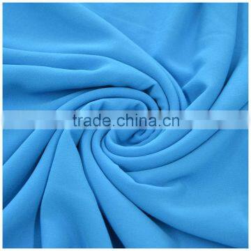 New style 75D chiffon twist plain 100%polyester indian chiffon silk fabrics