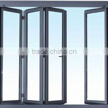 aluminum folding sliding door in guangzhou factory