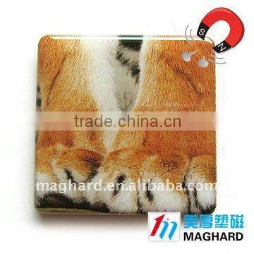 animal protection tiger paws Magnetic Epoxy Gift promotional item personalized fridge magnet