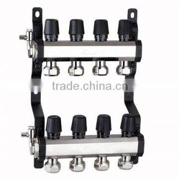 7 ports water distribution manifold floor heating manifold brass manifolds without any leak