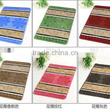 door mat with anti-slip door mat with TPR base PP material