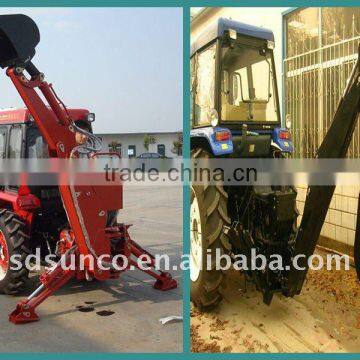 CE Thumb Bucket on backhoe