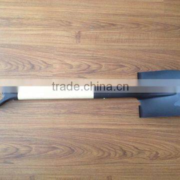 Round Point Ergo D Grip Wooden Handle Shovel photo-2