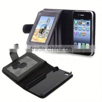 Made In China Wallet Case for iPhone 4S F-IPH4LC005