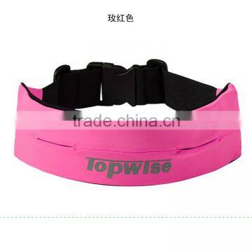 2016 Hot sale customized colorful adjustable sport belt