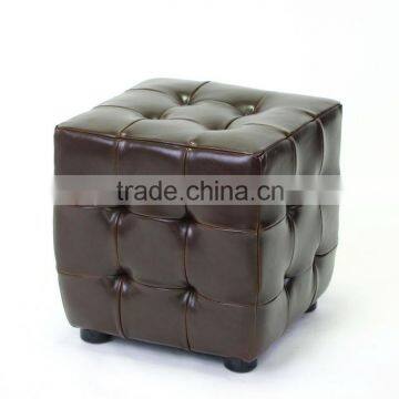 Leather Footstool (KY-2970)