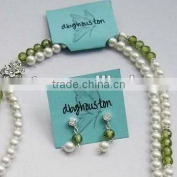 Fashion quality jewelry paper card,fashion jewelry card,playing cards jewelry for earring and necklace