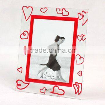 promotional glass photo frame for gift