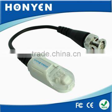 Toolfree design single channel passive video balun HY-006C