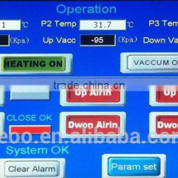 REOO Semi Automatic Laminating Machine 2200mm*1100mm,PLC Control System,easy to Clean