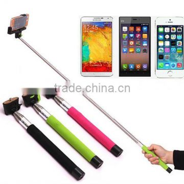 2015 Factory Price Wholesale Extendable Handheld Mobile Selfie Photo Stick